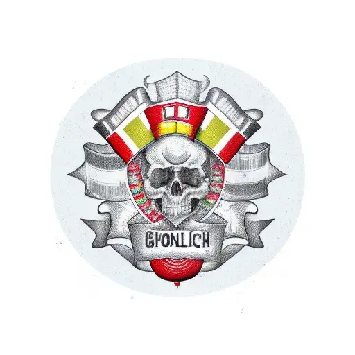 Shingledecker With Italian German And Polish Flag In Letter