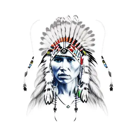 Feminine Native American