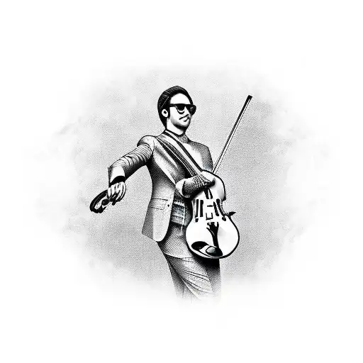 Violin And Bass Guitar