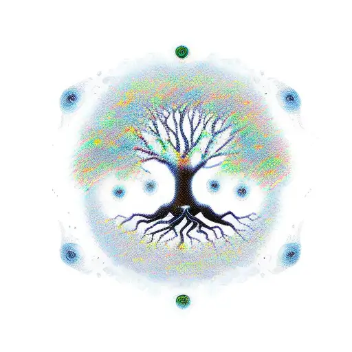 Tree Of Life With Eyes