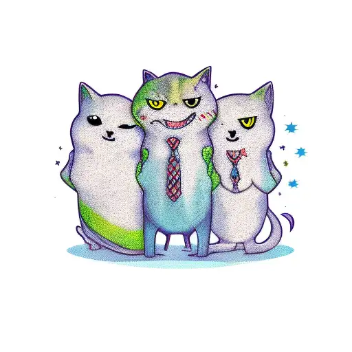 Cute And Scary Best Friend Trio