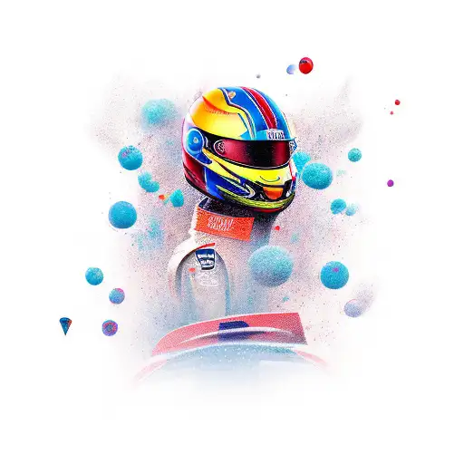 Incorporate A Sleek Formula 1 Car Design With Elements Of Speed And Excitement