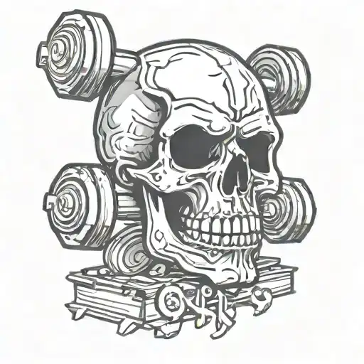 Skull Gym Dumbbell