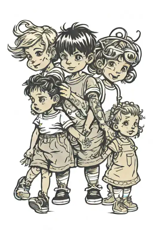 Tribute 3 Children Holding Hands