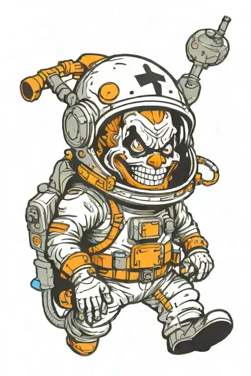 Killer Joker Astronaut Helmet