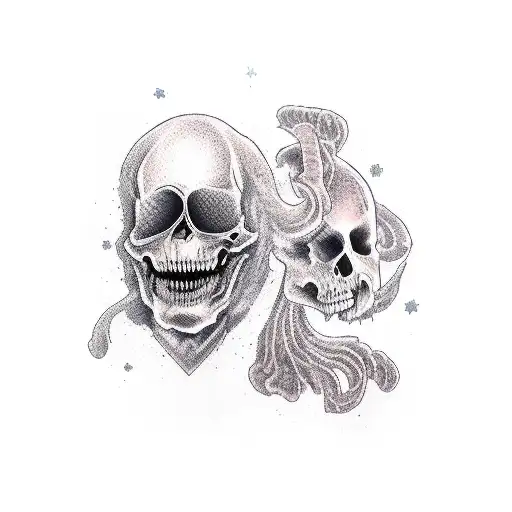 Akudama Word With Ghost