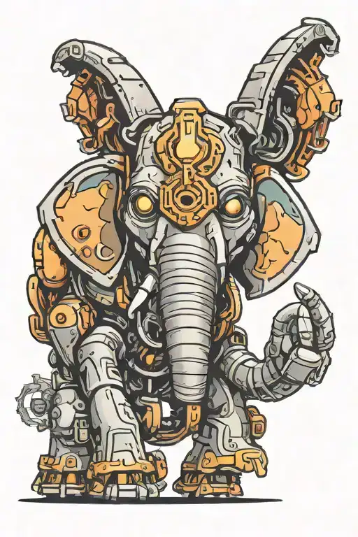 Robot Elephant Head