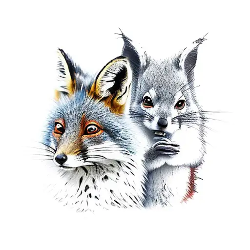 Fox And Squirrel