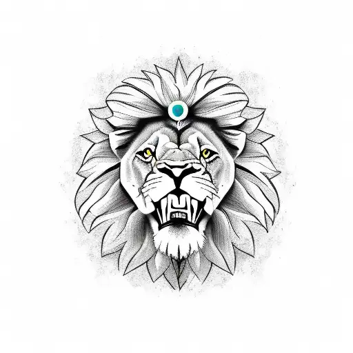 Lion With Clock And Name Pedro