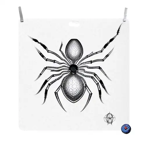 Spider Web Geometry Tools Blueprints Construction Scale Ruler Tribal Fish Bear Knowledge