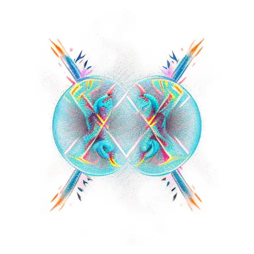 Twin Flames Fore And Air Dancing With Eachother