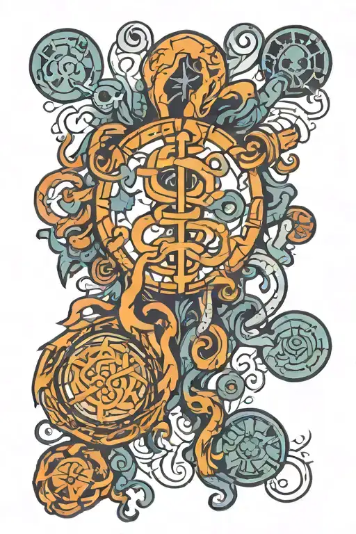 Mental Health And Healthcare Symbol Intertwined