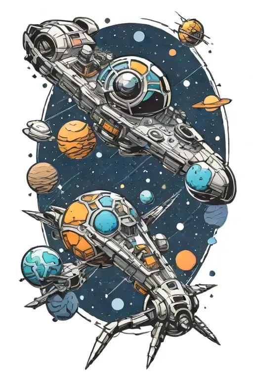 Space Planet Starwars Arm Sleev