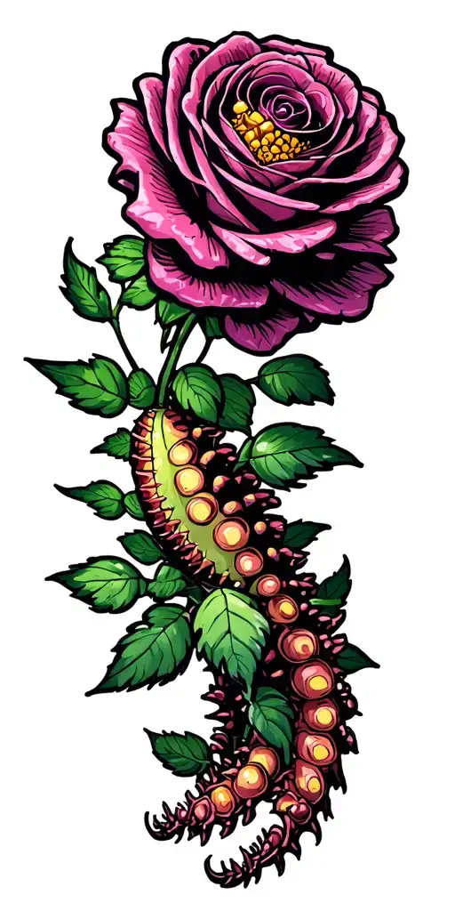 Chrysanthem Roses Venus Fly Trap