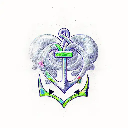 Heart Anchor Semicolon