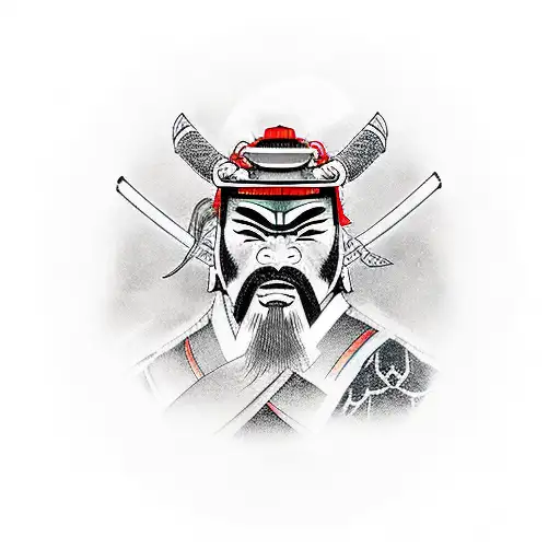 A Calm And Powerful Samurai