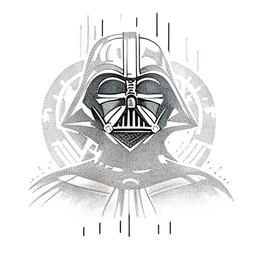 Alien Fighting Darth Vader