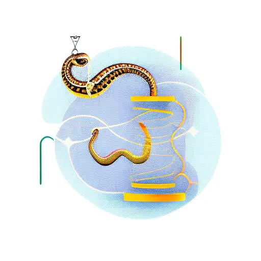 Libra Scales And Snake