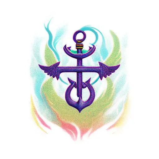 Phoenix And Ship Anchor