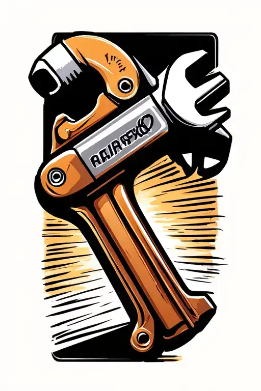 Pipe Wrench Transforming Into