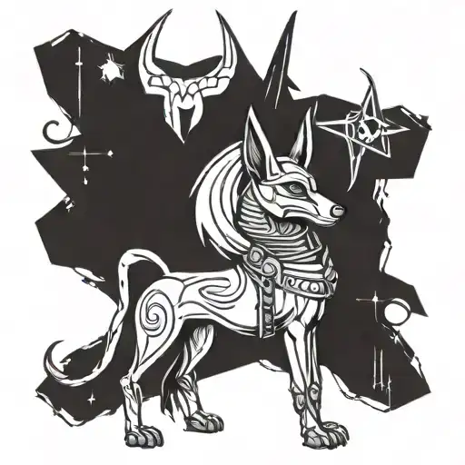 Anubis With Nordic Star