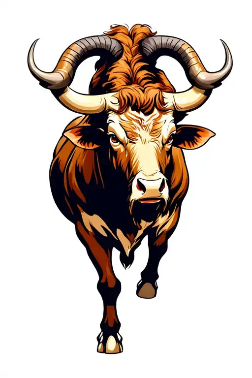 Taurus Bull Charging