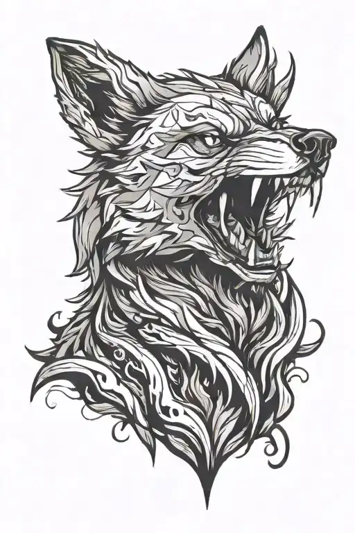 Wolf Head Looking Forward