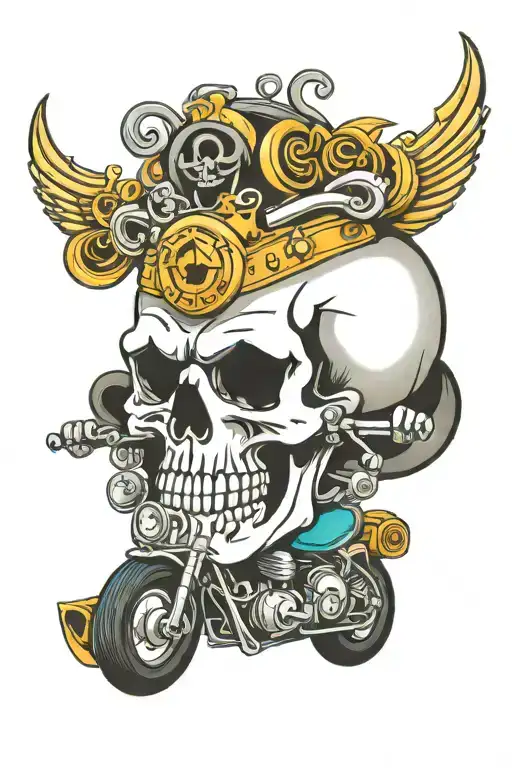 Skull Ride Bike