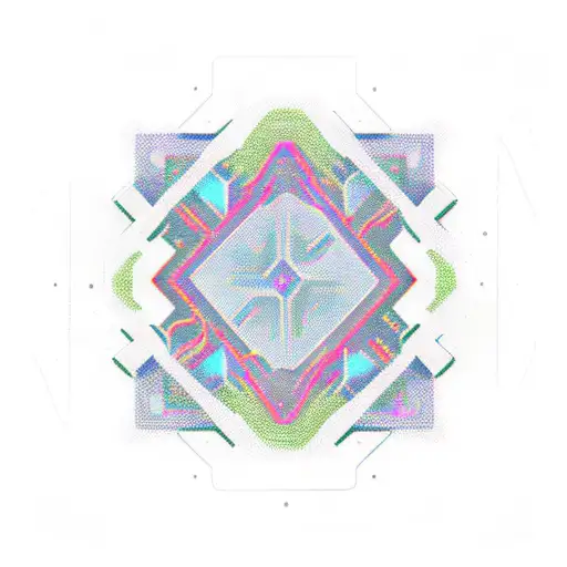 Design A Futuristic Gaming Scene With Intricate Geometric Patterns Integrated Into The Background