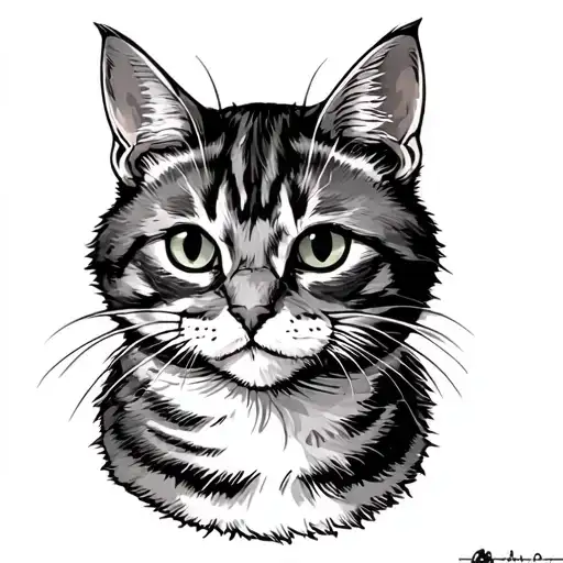 Old School Ginger Cat