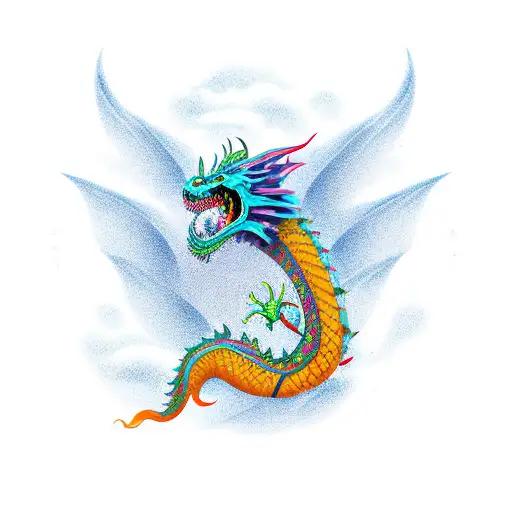 Wind Dragon Tattoo