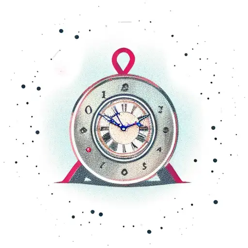 A Clock Running Forever In A Locker With Money Going In And Out