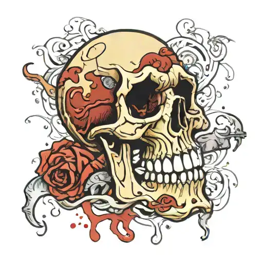 Blood Is Thicker Than Water Skull