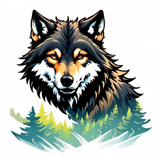 Kinght Thunderstorm Forest Distant Wolf