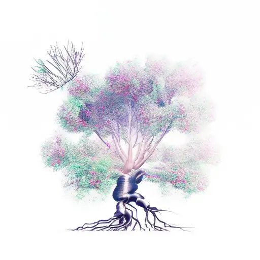 A Mechanical Tree With Roots