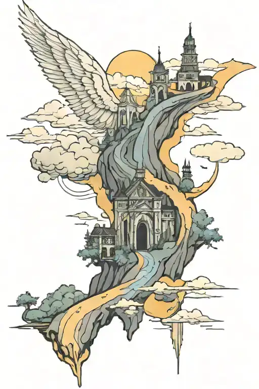 Seaa Scape Leading To Heaven