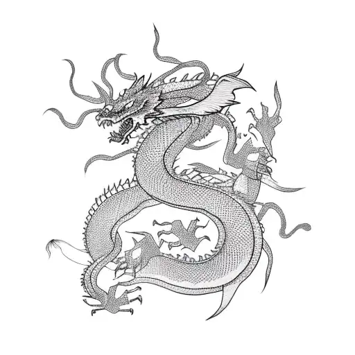 Haku Dragon Body From Spirited Away Delicate And Dainty