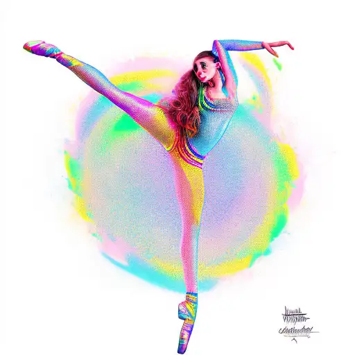 Dancer And Rainbow