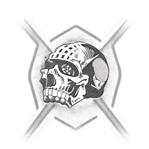 A Forearm Tattoo Incorporating The Number 1977 In A New School Gangsta Style