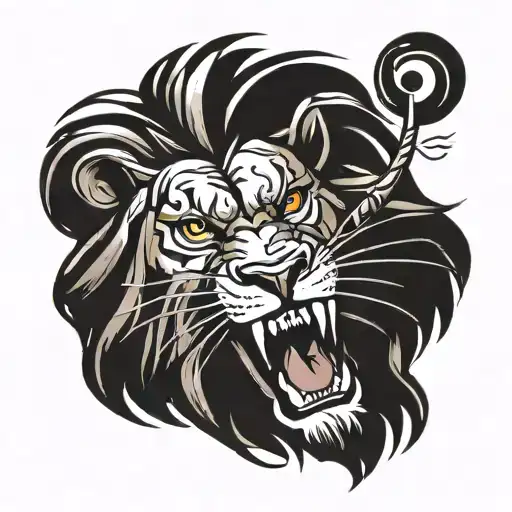 Lion Face Made Only Way We're All Things Through Christ