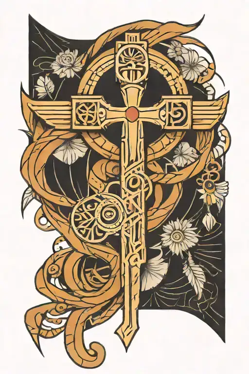 Egyptian Ankh Inside Clients Flesh