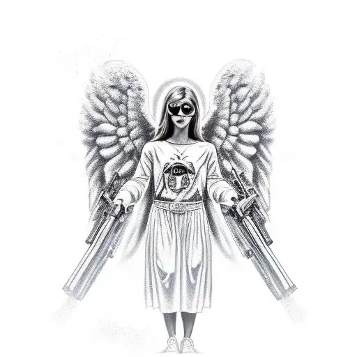 Angel Whit Kalashnikov