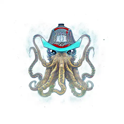 Samurai Octopus Half Sleeves