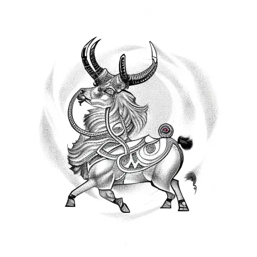 Capricorn With Warrior