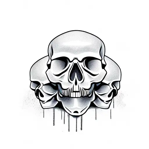 Speak No Evil Skull