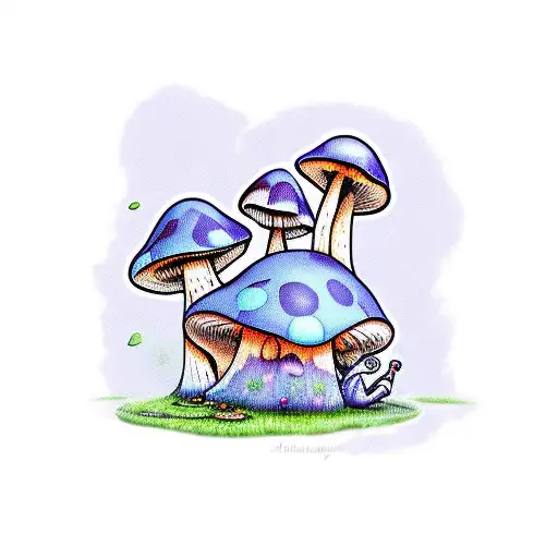 Mushroom Fiary House With Frog