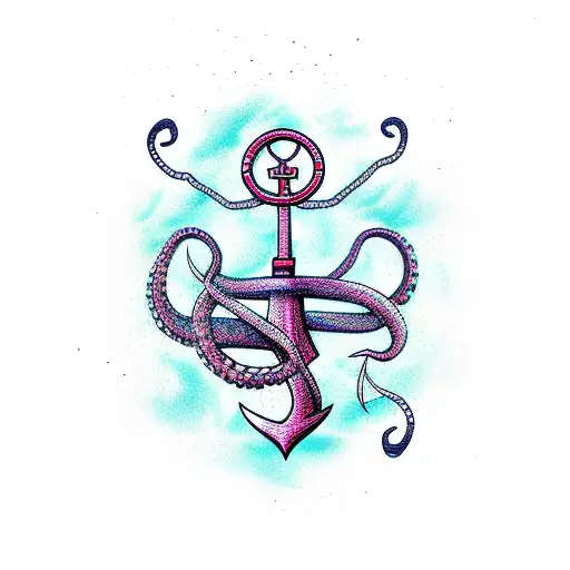 Squid With Anchor