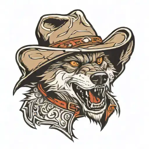 Wolf In A Cowboy Hat