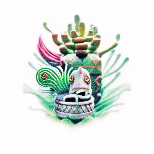 Tiki Horse Cactus Fish