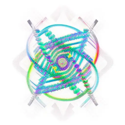 Combine A Dna Double Helix With Lines Of Code In A New-school Style Sleeve